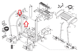 Proform Image Reebok Lifestyler Treadmill Latch Pin Assembly 158835 Or 159108 - fitnesspartsrepair
