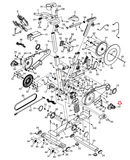 ProForm LE TOUR DEFRANCE Stationary Bike Left Clip On Cleat Pedal LTDF-ICP-LCOCP - hydrafitnessparts