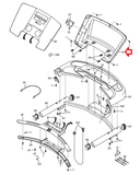 Proform NordicTrack A2550 T12si Treadmill Console Back Cover 264402 or 255899 - hydrafitnessparts