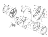 Proform Nordictrack Health Rider Elliptical Right Front Shield 351774 & 350722 - hydrafitnessparts