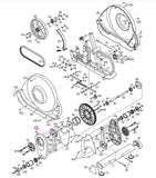 Proform Nordictrack Image 580 XP130 890 Elliptical Blue Outer Crank Cover 228282 - hydrafitnessparts