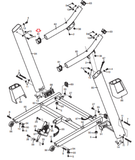 Proform NordicTrack Reebok Treadmill Internal Handlebar Endcap 282910 - hydrafitnessparts