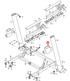 Proform Performance 1450 600c Treadmill Right Base Cover MFR-111779 or 336460 - hydrafitnessparts