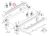 Proform PERFORMANCE 950 400 Treadmill Left Foot Rail 302726 & 300443 - hydrafitnessparts
