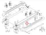 Proform PERFORMANCE 950 400 Treadmill Right Foot Rail 302727 & 300444 - hydrafitnessparts