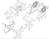 Proform PFEX739110 Stationary Bike Left Front Shield Cover MFR-294168 320717 - hydrafitnessparts