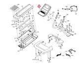 Proform Pro 1500 Elliptical Display Console Assembly 328017 - fitnesspartsrepair