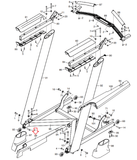 ProForm PRO 2000 - PFTL12820-INT0 Treadmill Left Inner Base Cover 428786 - hydrafitnessparts