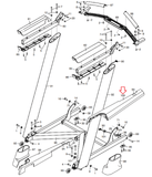 ProForm PRO 2000 - PFTL12820-INT0 Treadmill Right Inner Base Cover 428788 - hydrafitnessparts