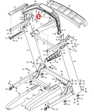 Proform PRO 2000 PRO 5000 PRO 9000 Trainer 12.0 Treadmill Pulse Crossbar 384880 - fitnesspartsrepair