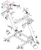 Proform Reebok HealthRider Treadmill Left Handrail 350073 - hydrafitnessparts