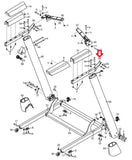 Proform Reebok HealthRider Treadmill Right Handrail 351152 - hydrafitnessparts