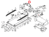 Proform Reebok NordicTrack Image Treadmill DC Drive Motor with Flywheel 172833 - hydrafitnessparts