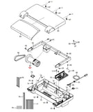 Proform Reebok Treadmill DC Drive Motor with Flywheel MFR-M-405562 405590 - hydrafitnessparts