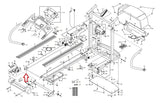 Proform Reebok Weslo Treadmill Rear Idler Roller 141089 - fitnesspartsrepair