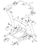 Proform Reebook 990 CS Power 995 RT 8.0 Treadmill Plastic Base Cover 286186 - hydrafitnessparts