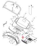 Proform Treadmill Display Console Fan Grill 349698 - hydrafitnessparts