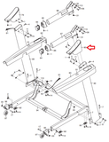 Proform Treadmill Right Column Cover 310923 - fitnesspartsrepair