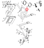 Proform Upright Bike 6-Pin Wire Harness 403349 - fitnesspartsrepair