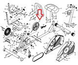 ProForm Upright Bike Magnetic Resistance Eddy Brake Flywheel Mechanism 365232 - fitnesspartsrepair