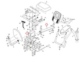 Proform Upright Bike Rail Extrusion with Seat Carriage Set 317881 & 318159 - hydrafitnessparts