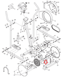 Proform Weslo 485 E 515S 545 S 545e HSE 700 Elliptical Strap Buckle 143341 - hydrafitnessparts