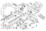 Proform Weslo 505s 4.6DS Treadmill Right Rear Endcap 202980 - fitnesspartsrepair