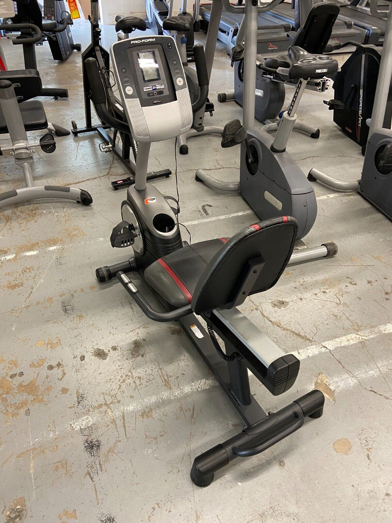 Proform elliptical and online recumbent bike