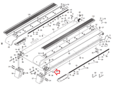 Reebok Epic HealthRider Image Lifestyler Treadmill Rear Roller Bracket 269470 - hydrafitnessparts