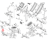 Reebok Freemotion Proform Elliptical Pedal Arm Axle Cover 249914-3 or 284764 - fitnesspartsrepair