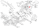 Reebok HealthRider Lifestyler Strength System Seat Adjustment Knob 133937 - hydrafitnessparts