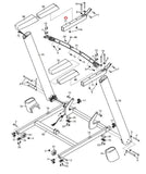 Reebok Nordictrack Proform Health Rider Treadmill Left or Right Handrail 332432 - hydrafitnessparts