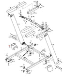 Reebok Proform RT6.0 1350 T8.0 T7.0 T12.2 C700 Treadmill Left Base Cover 316201 - hydrafitnessparts