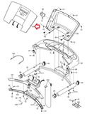 Reebok R6.90 V 6.80 6.90 Treadmill Display Console Assembly MFR-ETRB67708 275997 - hydrafitnessparts