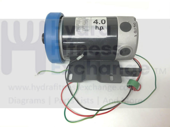 refurbished Horizon Fitness 3.0T 3.1T T30 Treadmill DC Drive Motor With Flywheel 016118-Z-hydrafitnessparts