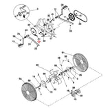 Schwin Airdyne AD3 AD4 AD5 Evolution Pro/Comp Upright Bike Drive Chain Set 95514 - hydrafitnessparts