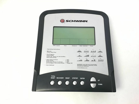 Schwinn 103 - 2009 203 Upright Bike Display Console Assembly 18047 - fitnesspartsrepair