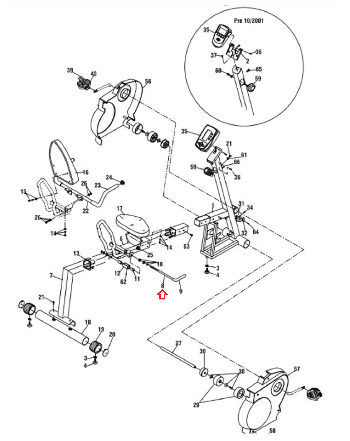 Schwinn 215p 2024 recumbent bike