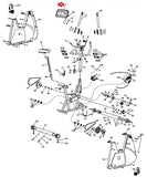 Schwinn 910i 920i Elite Upright Bike Display Console Computer W/ HR 90125 - fitnesspartsrepair