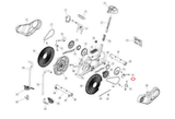 Schwinn AD6 - 100250 AD2 - 100425 AD2-100216 Stationary Bike Left Crank 8002258 - hydrafitnessparts