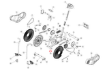 Schwinn AD6 - 100250 Stationary Bike Left Fan Cage 004-9937 - hydrafitnessparts