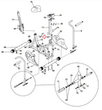 Schwinn Airdyne Evolution Pro/Comp Upright Bike Spring Adjustment Knob Pin 95517 - hydrafitnessparts