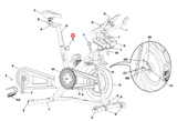 Schwinn Bowflex C6 IC3 IC4 IC7 IC8 Stationary Bike Seat Adjustment Knob 8016003 - hydrafitnessparts