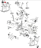 Schwinn DX900 910i 920i Elite Upright Bike Extra Wide Left Pedal With Strap - fitnesspartsrepair