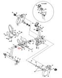 Schwinn Recumbent Bike Rubber Seat Adjust Cam Clamp 215P-RSACC2 - fitnesspartsrepair