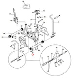 Schwinn StairMaster Nautilus Upright Bike Leveling Foot Leveler 84995 - hydrafitnessparts