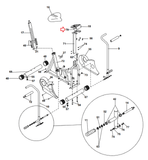 Schwinn Stationary Bike RPM Speed Sensor Extension Wire Harness 95535 - hydrafitnessparts