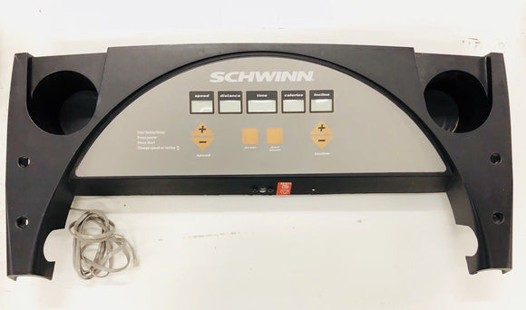 Schwinn Trimline 6100 Treadmill Upper Display Electronics Console + Wire Harness - fitnesspartsrepair