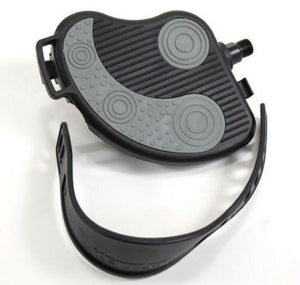 Schwinn Upright Bike Right Foot Pedal with Strap 9/16" 8003326 - fitnesspartsrepair