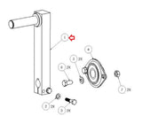 SciFit Fitness Recumbent Elliptical Crank Machined Assembly 152.4mm A4003 - hydrafitnessparts